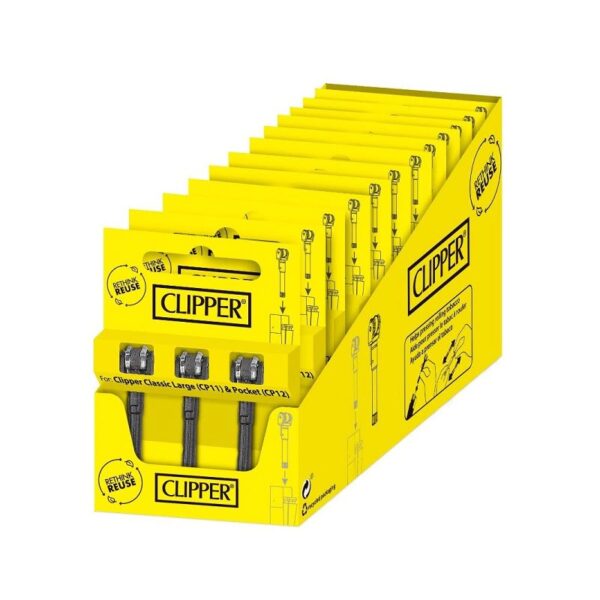 Clipper Lighters Flint System 3pk/12ct
