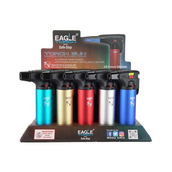 Eagle Torch 4″ Aluminum Side-Torch Gun 15ct