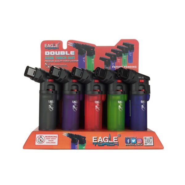 Eagle Torch Double Flame Torch Gun Lighter 15ct