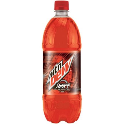 Mtn Dew Code Red Soda 1 Liter 15pk