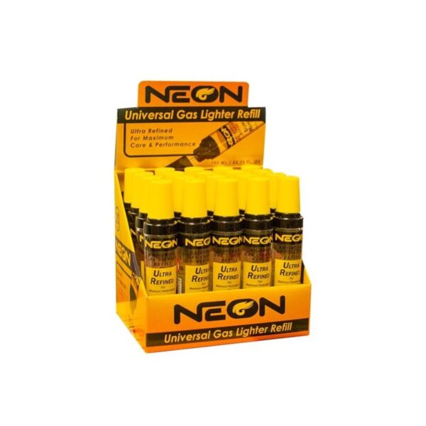 Neon Mini Universal Gas Lighter Fluid 18ml 20pcs