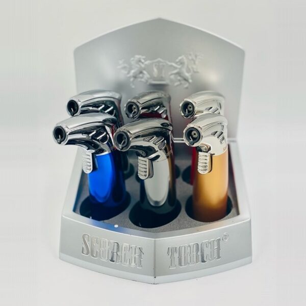 Scorch 61457 Torch 45deg With Gun Trigger Assort Colors Model 6ct
